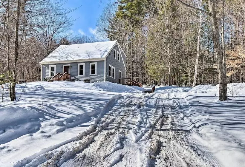 Gilford Home W/ Forest View, By Lake Winnepesaukee