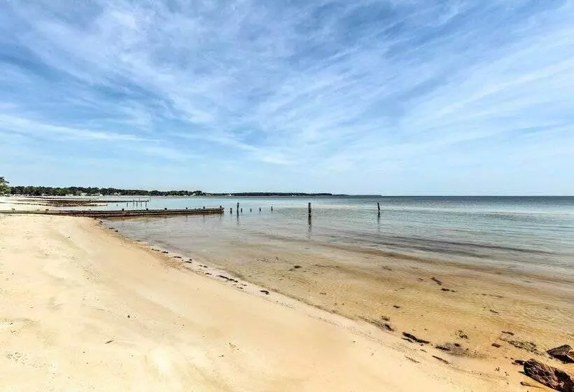 Oceanfront White Stone Cottage W/ Private Beach!