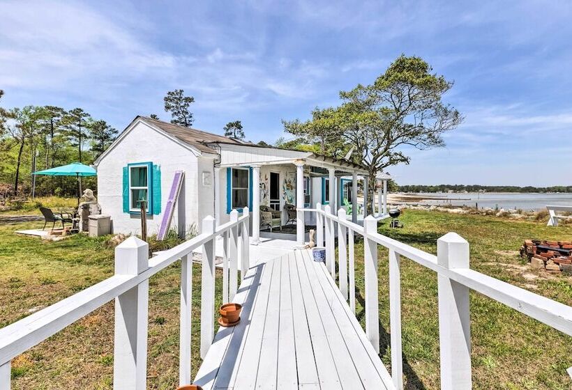Oceanfront White Stone Cottage W/ Private Beach!