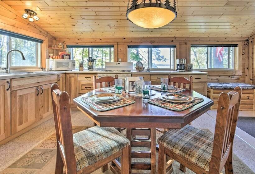 Quiet Lakefront Conover Cabin Near Atv Trails