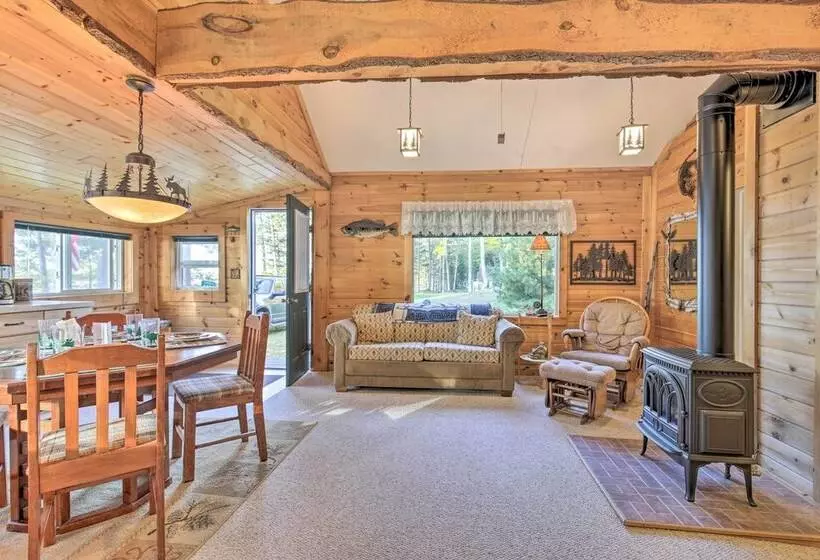 Quiet Lakefront Conover Cabin Near Atv Trails