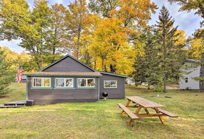 Quiet Lakefront Conover Cabin Near Atv Trails