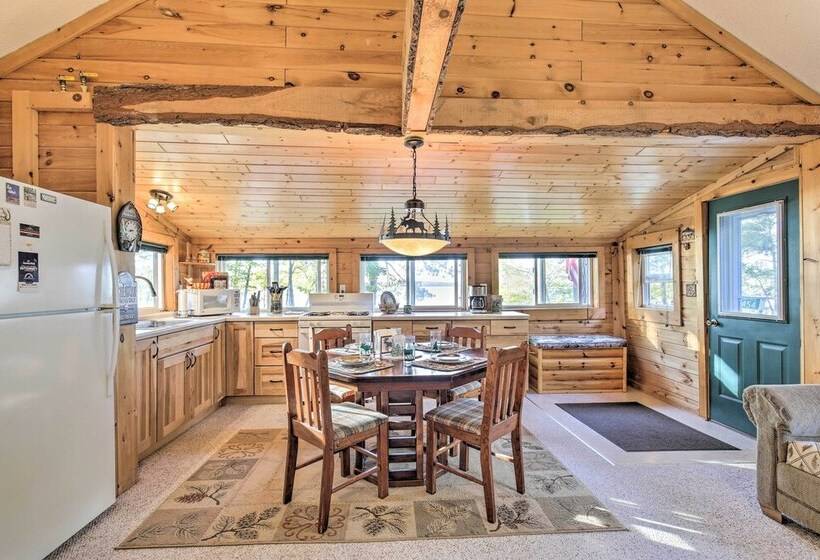 Quiet Lakefront Conover Cabin Near Atv Trails