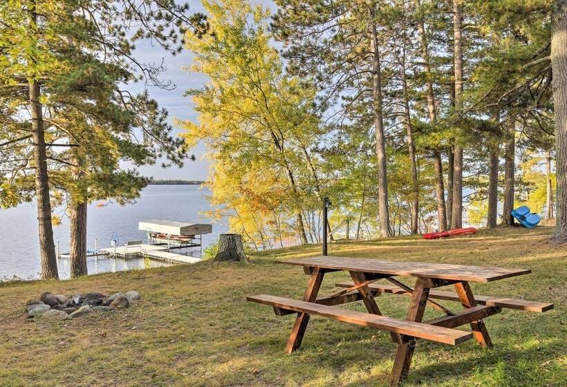 Quiet Lakefront Conover Cabin Near Atv Trails