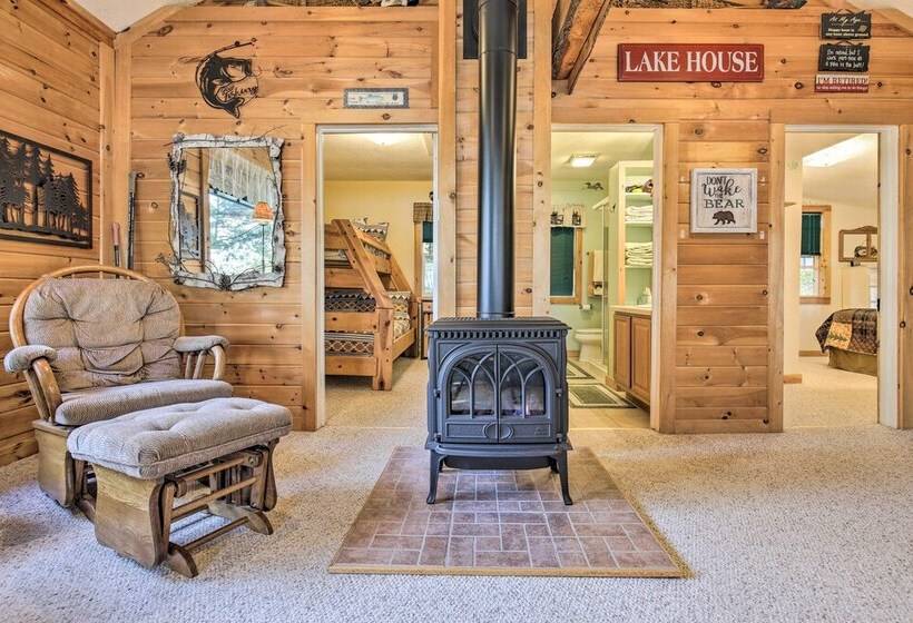 Quiet Lakefront Conover Cabin Near Atv Trails