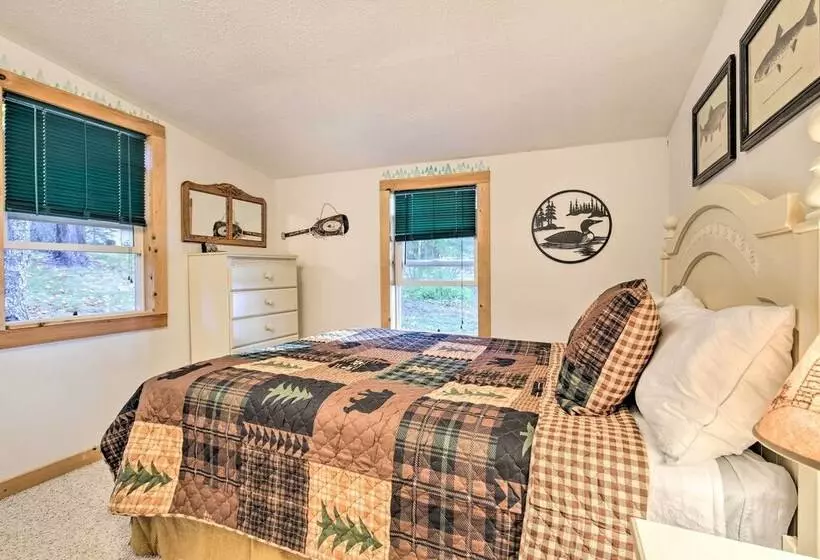 Quiet Lakefront Conover Cabin Near Atv Trails