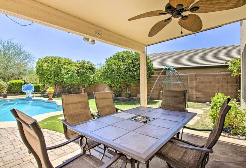 Sunny Phoenix Abode W/ Pool, Grill & Fire Pit