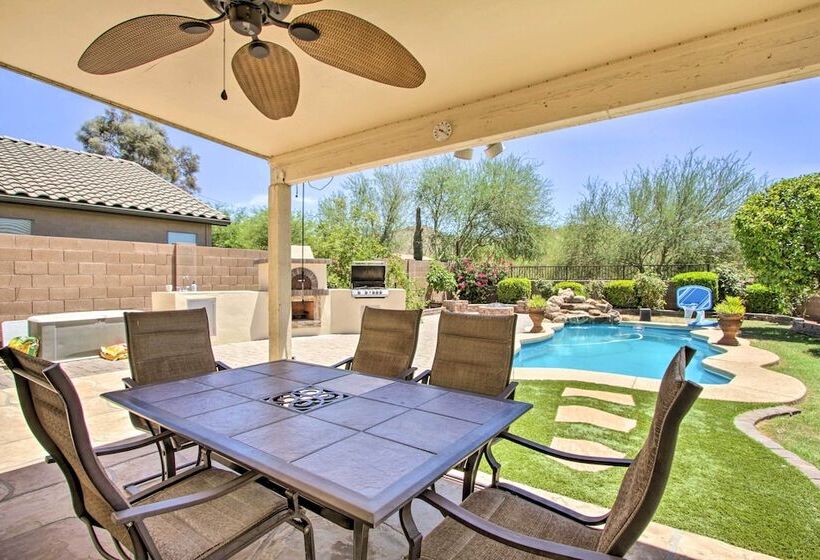 Sunny Phoenix Abode W/ Pool, Grill & Fire Pit