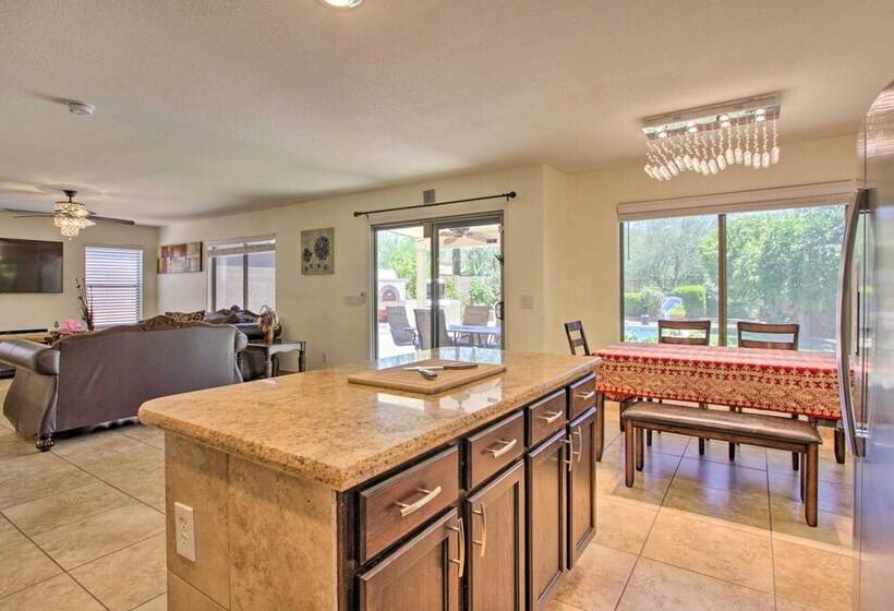Sunny Phoenix Abode W/ Pool, Grill & Fire Pit