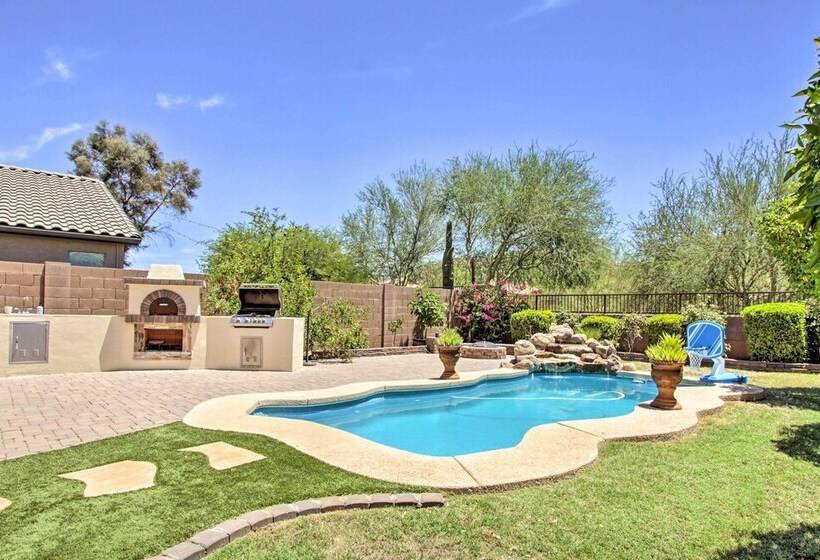 Sunny Phoenix Abode W/ Pool, Grill & Fire Pit