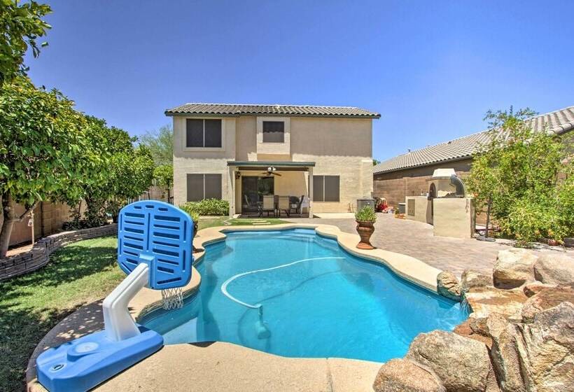 Sunny Phoenix Abode W/ Pool, Grill & Fire Pit