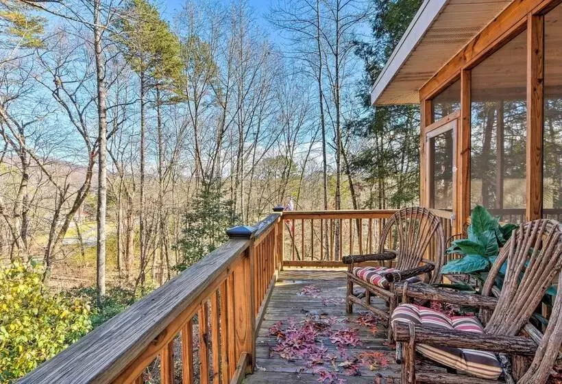 Hayesville Bungalow W/ Porch & Forest Views!