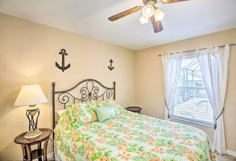 Dock & Canal Access: Cape Coral Family Home