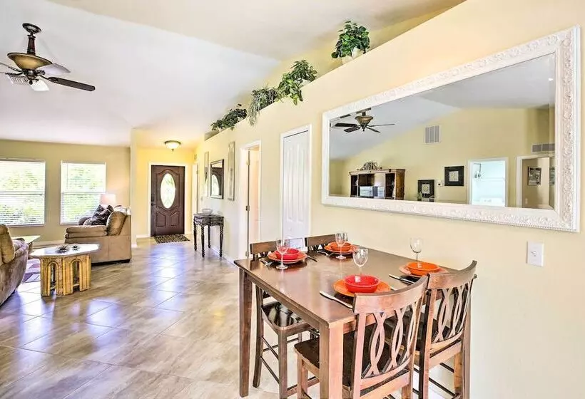 Dock & Canal Access: Cape Coral Family Home