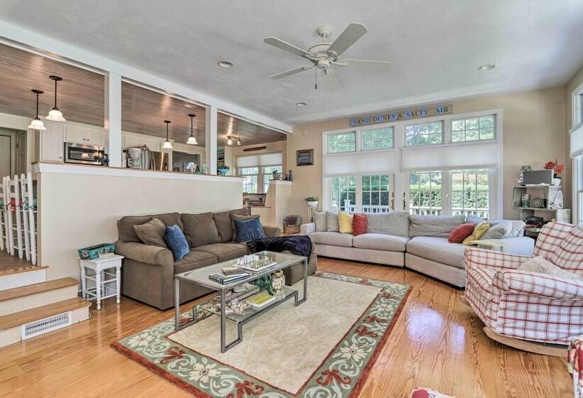 Cape Cod Cottage W/ Deck, Grill, & Games!