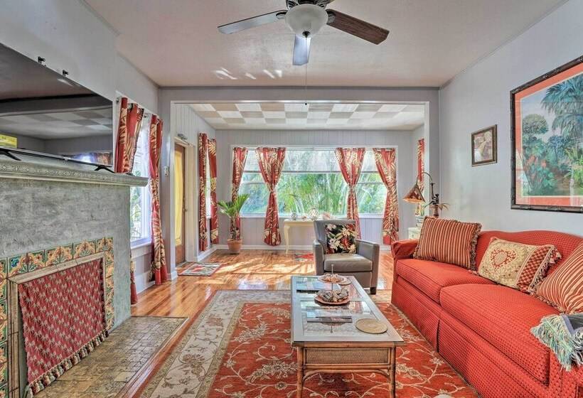 Historic Bradenton Cottage ~ 1 Mi To Downtown