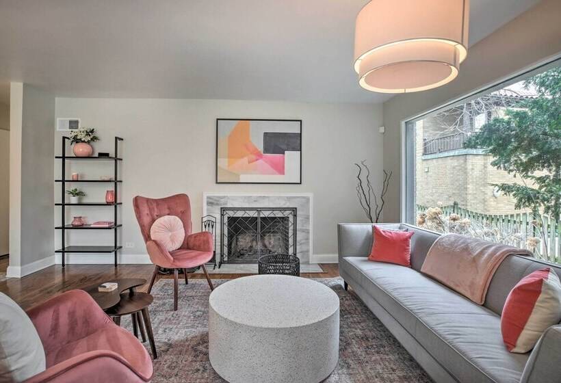 Home W/ Office + Yard: 25 Mi To Downtown Chicago!