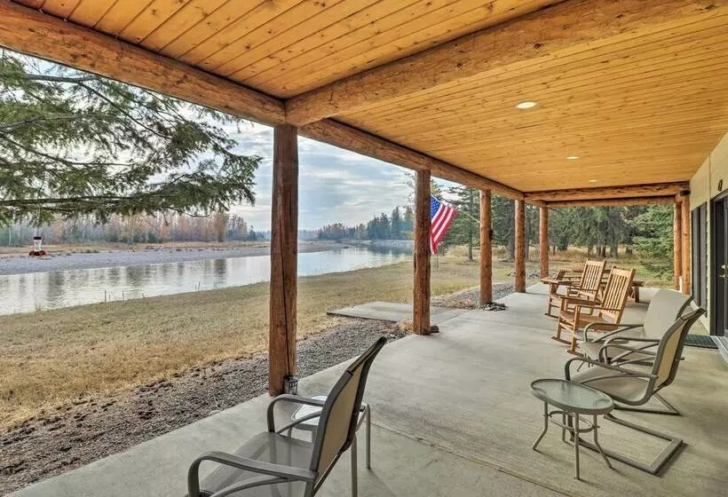 Kalispell Riverfront Home By Glacier National Park