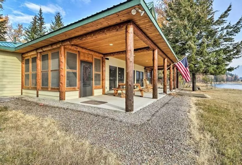 Kalispell Riverfront Home By Glacier National Park