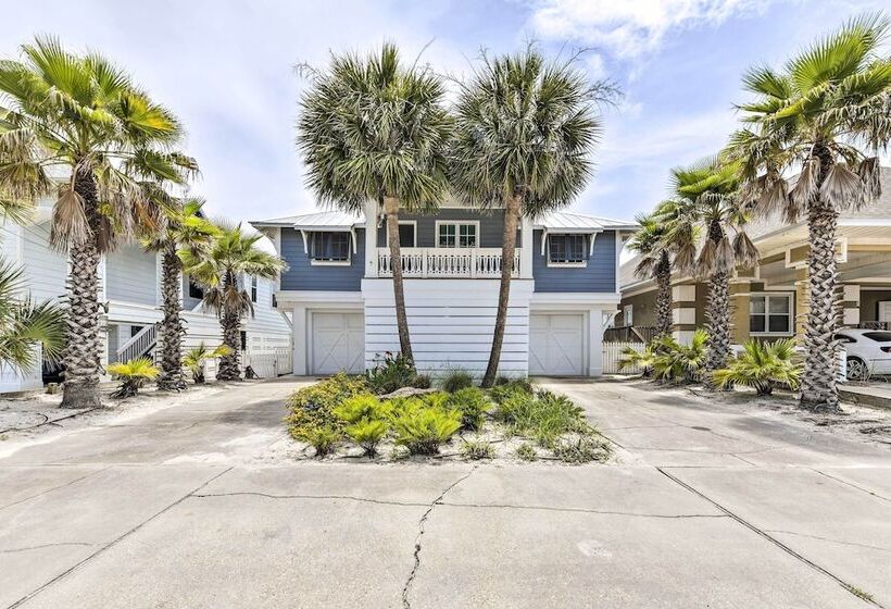 Luxe, Beachfront Pcb Home W/ Decks & Grill!