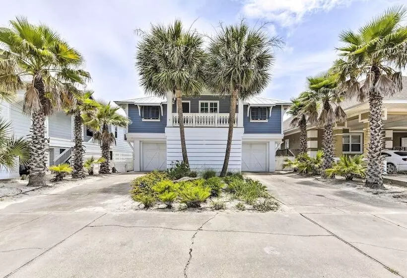 Luxe, Beachfront Pcb Home W/ Decks & Grill!