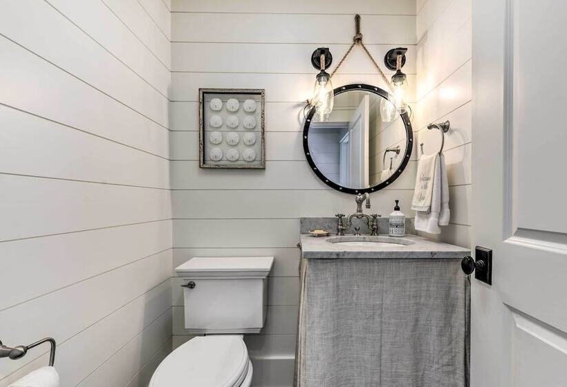 Luxe, Beachfront Pcb Home W/ Decks & Grill!