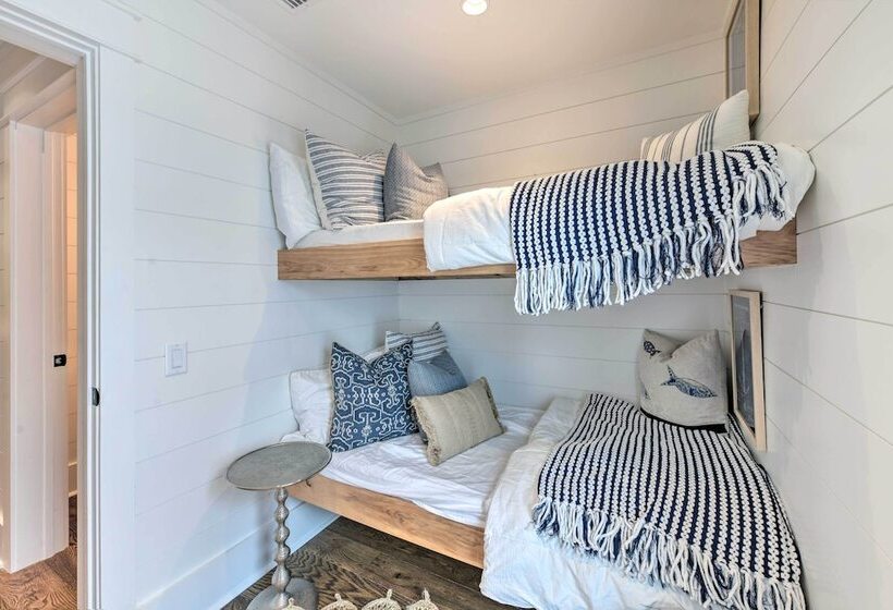 Luxe, Beachfront Pcb Home W/ Decks & Grill!