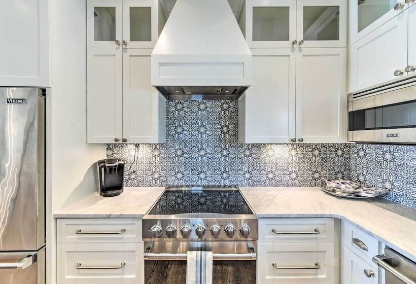 Luxe, Beachfront Pcb Home W/ Decks & Grill!