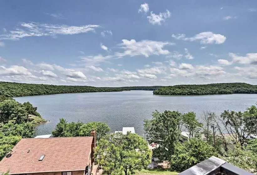 Boat Dock & Kayaks: Luxury Lake Of The Ozarks Home