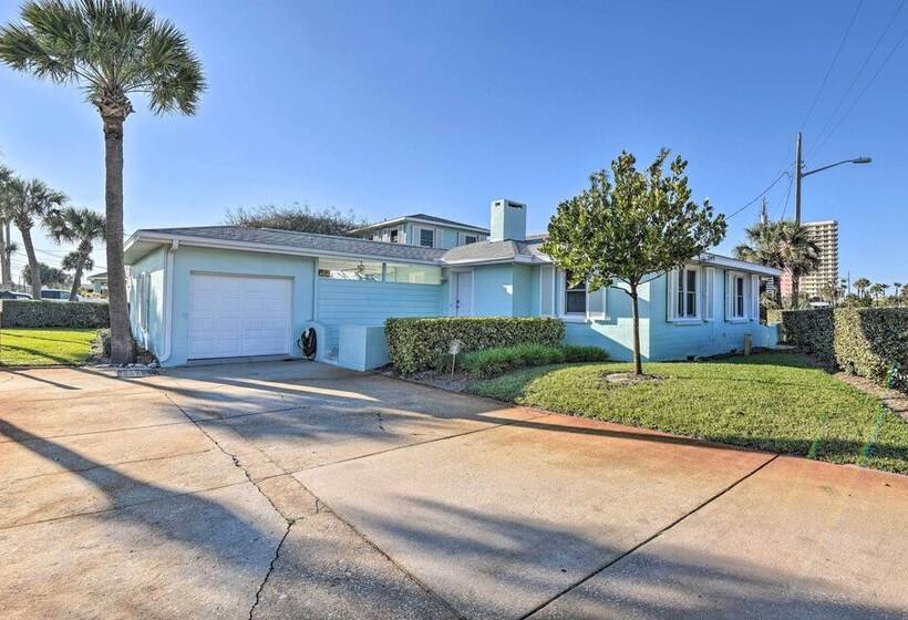 Modern Seaview House 200 Yards To Daytona Beach!