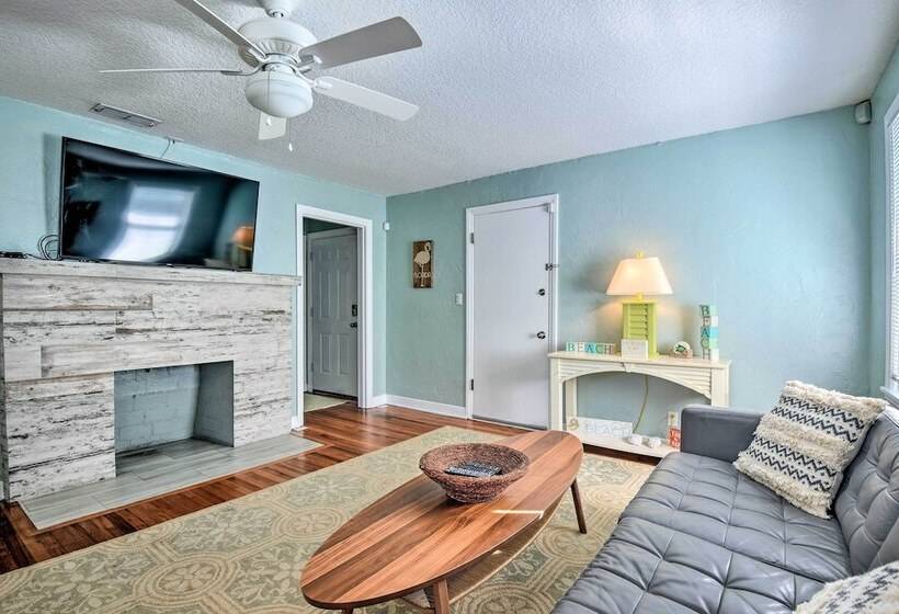 Modern Seaview House 200 Yards To Daytona Beach!