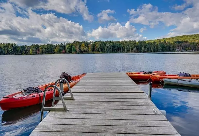 Orwell Cabin On Sunrise Lake W/ Private Dock & Bbq