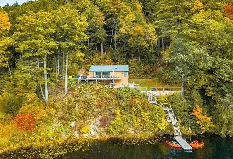 Orwell Cabin On Sunrise Lake W/ Private Dock & Bbq
