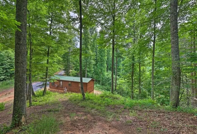 Quaint Log Cabin W/ Views Near West Jefferson