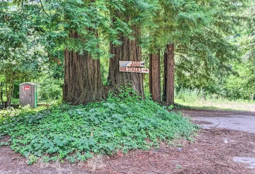 Redwoods Cabin W/ Hot Tub: Walk To Russian River!