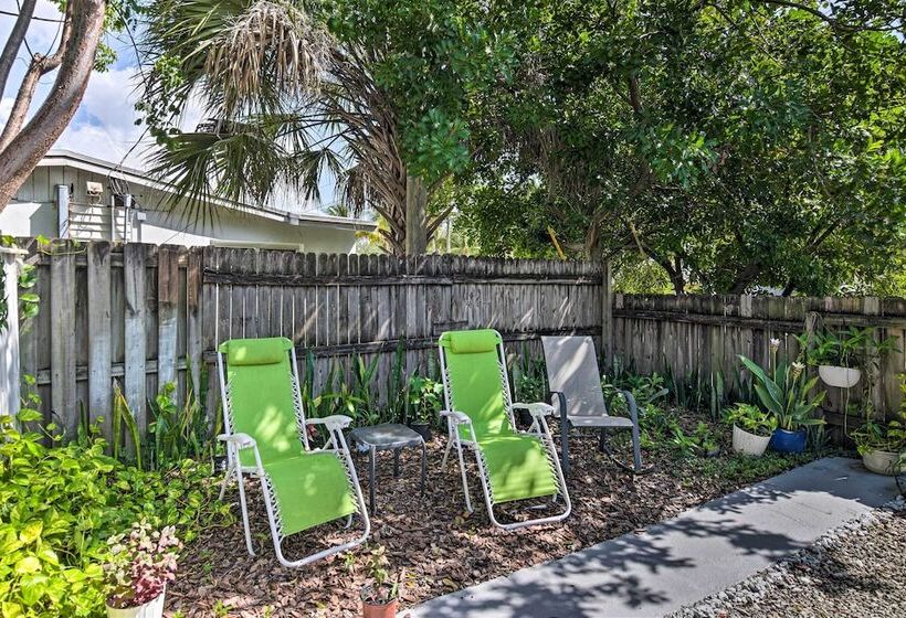 Shady & Eclectic Fort Lauderdale Dwelling W/ Yard!