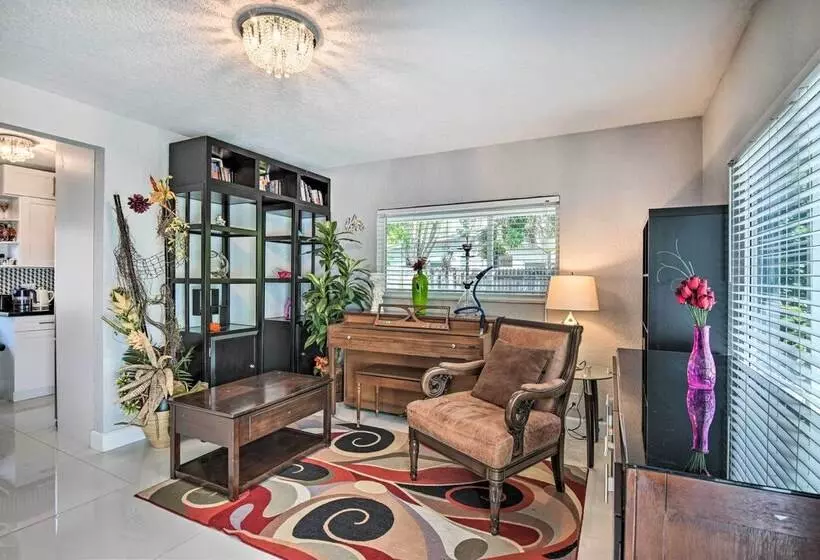 Shady & Eclectic Fort Lauderdale Dwelling W/ Yard!