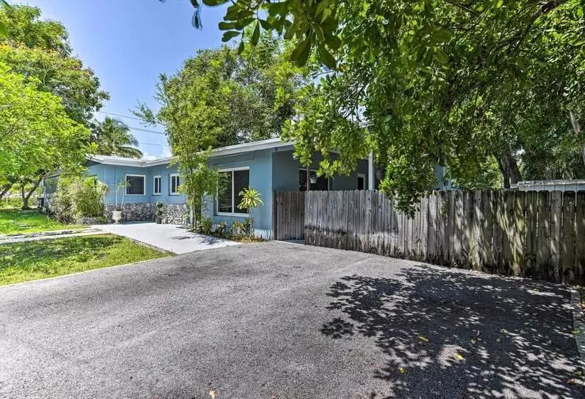 Shady & Eclectic Fort Lauderdale Dwelling W/ Yard!