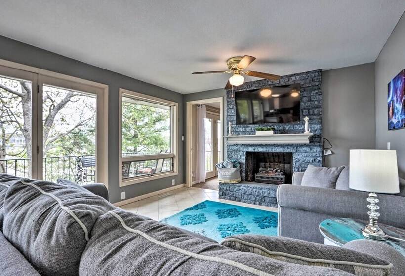 2 Private Decks: Lake View Osage Beach Home