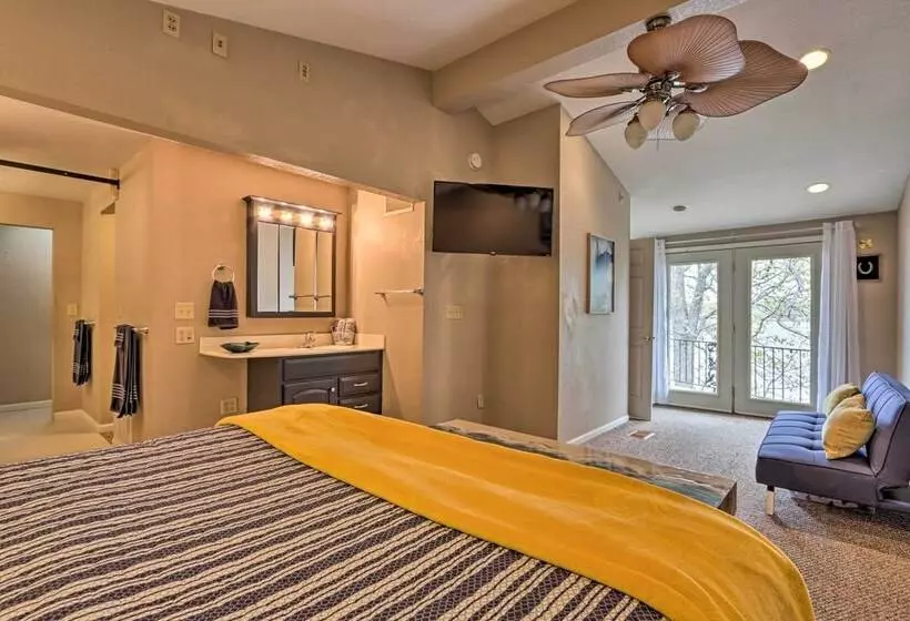 2 Private Decks: Lake View Osage Beach Home