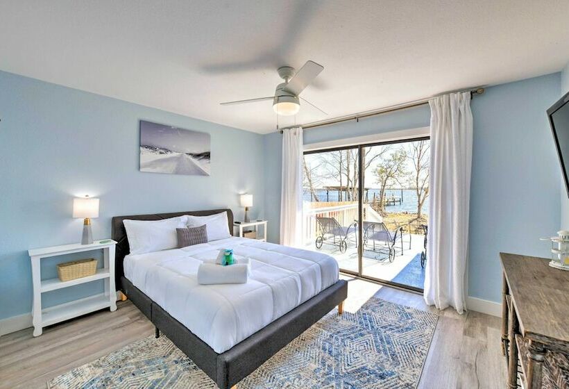 Updated Waterfront Escape W/ Dock & Fire Pit