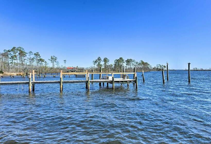 Updated Waterfront Escape W/ Dock & Fire Pit