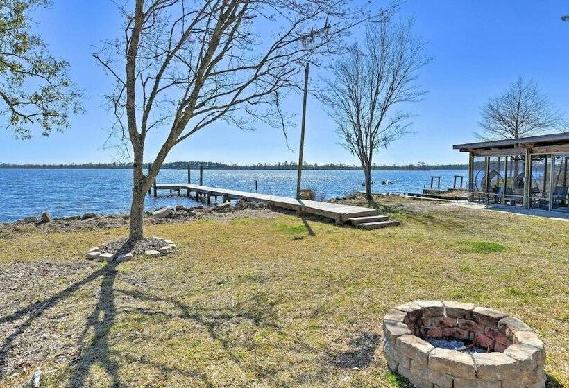 Updated Waterfront Escape W/ Dock & Fire Pit