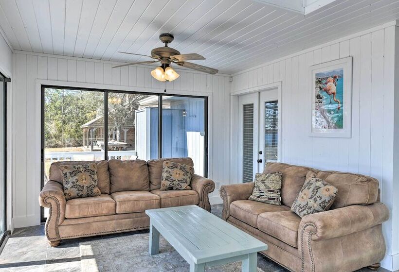 Updated Waterfront Escape W/ Dock & Fire Pit