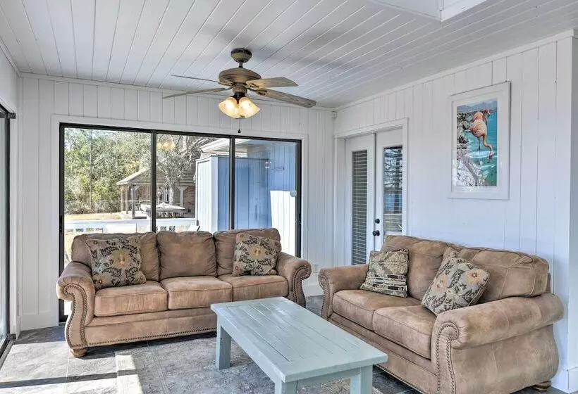 Updated Waterfront Escape W/ Dock & Fire Pit