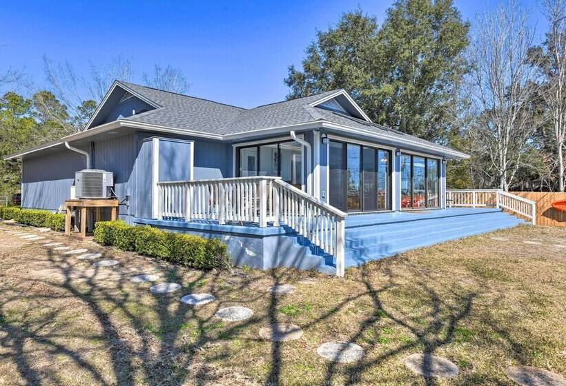 Updated Waterfront Escape W/ Dock & Fire Pit