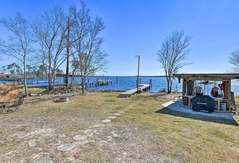 Updated Waterfront Escape W/ Dock & Fire Pit