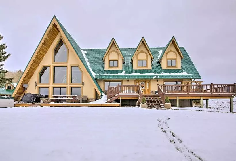 A Frame Home W/ Breathtaking Views & Hot Tub!