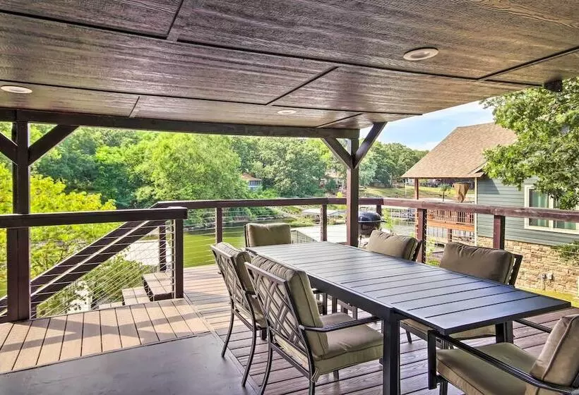 Dock, Deck & Boat Slip: Lakefront Eucha Home