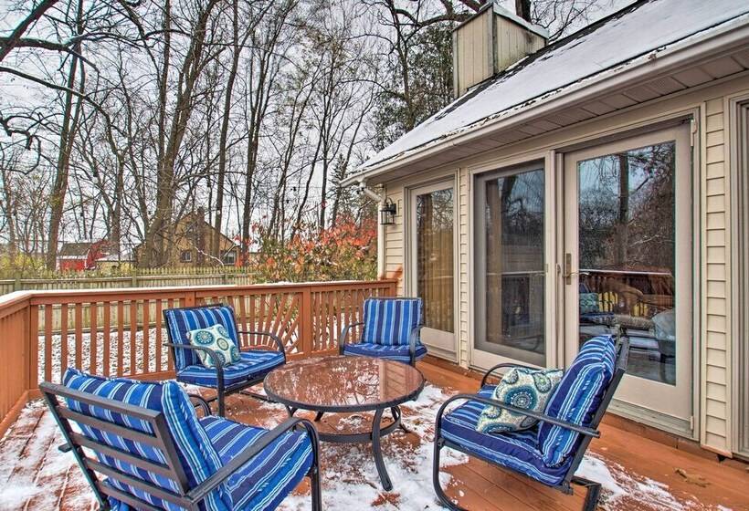 Lake Access, Hot Tub & 2 Decks: Ortonville Retreat